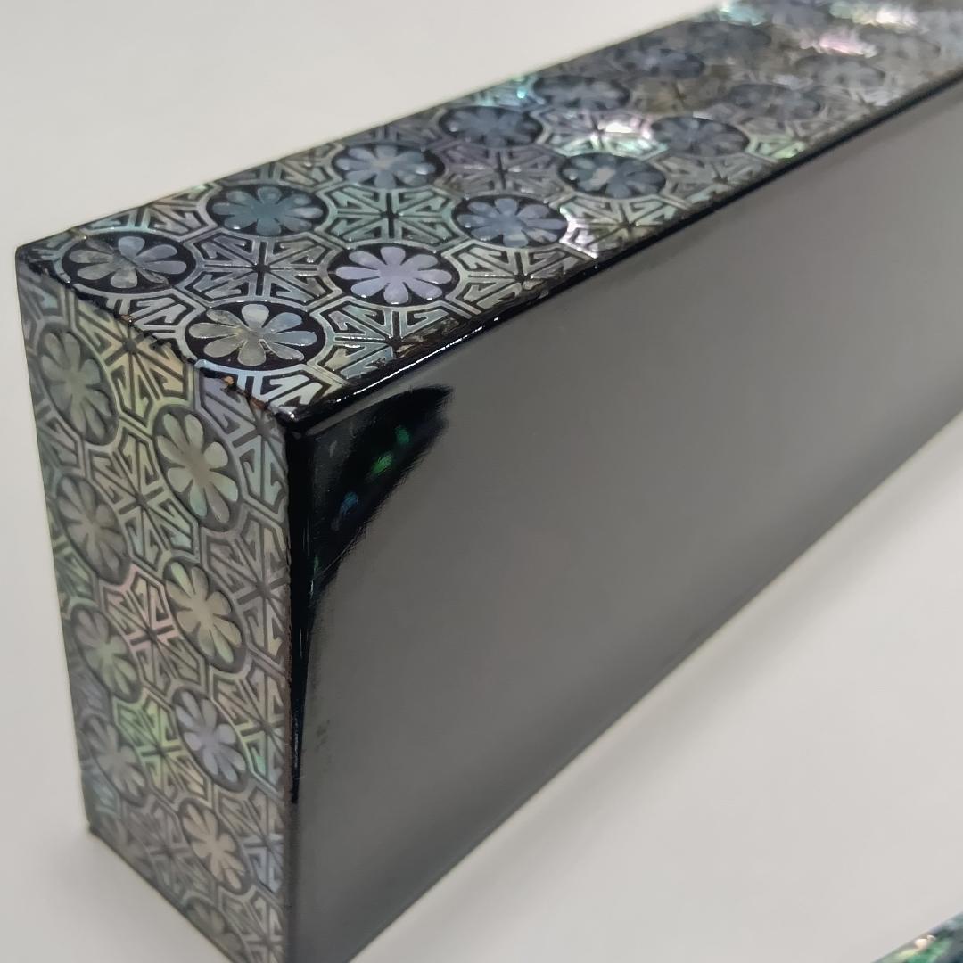 筆入れ 筆箱 小物入れ 螺鈿細工 工芸品