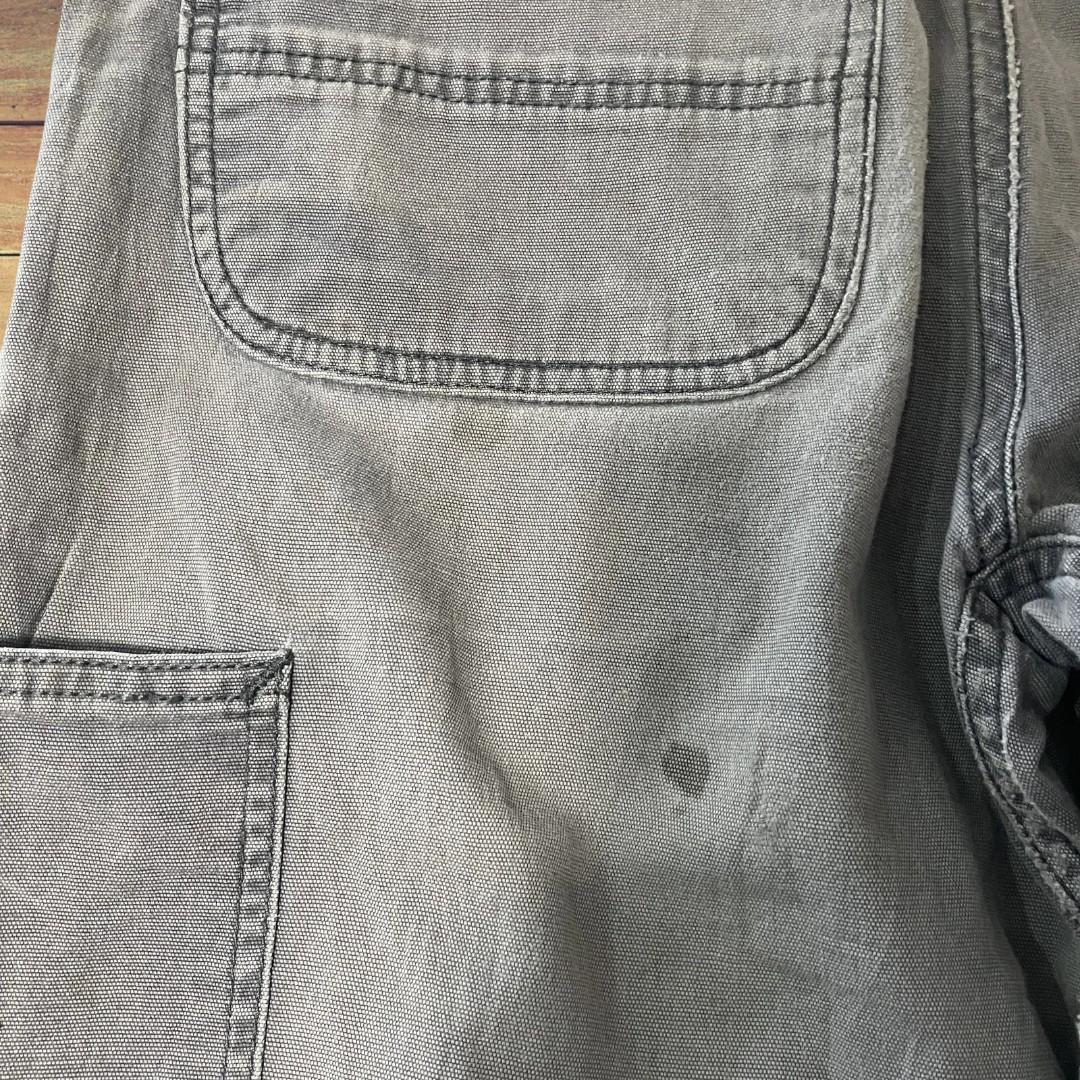 Carhartt ダブルニー ワークパンツ W32 メンズ グレー USA 古着