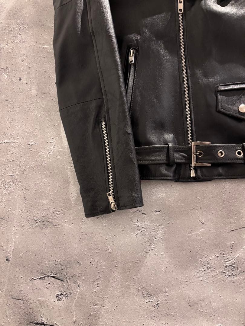 00s archive leather riders jacket y2k 本革