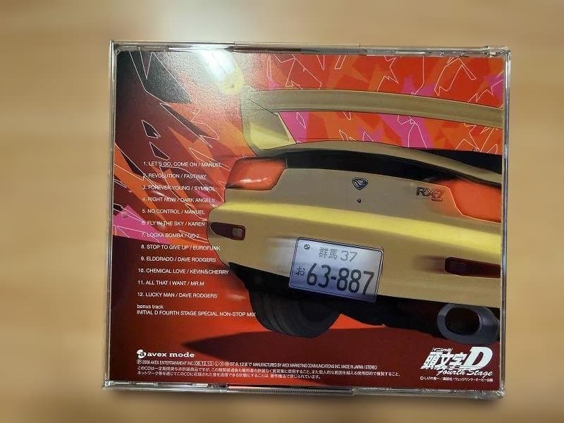 頭文字D　CD10枚セット　ユーロビート　劇中使用曲　しげの秀一