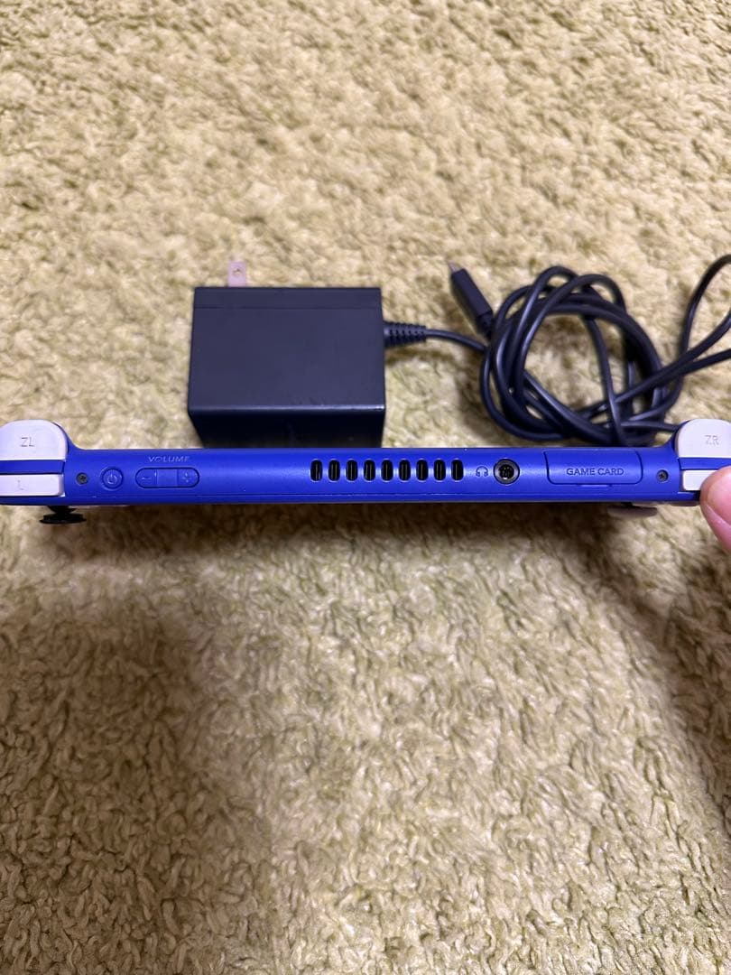 ジャンク品　Nintendo Switch Lite 青 本体 充電器付き