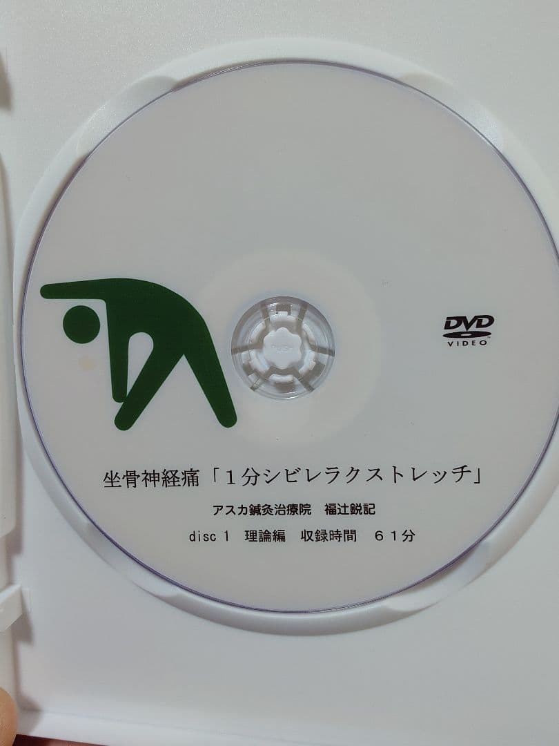 【中古】 坐骨神経痛　1分 シビレラクストレッチ　動きがわかりやすいDVD福辻式