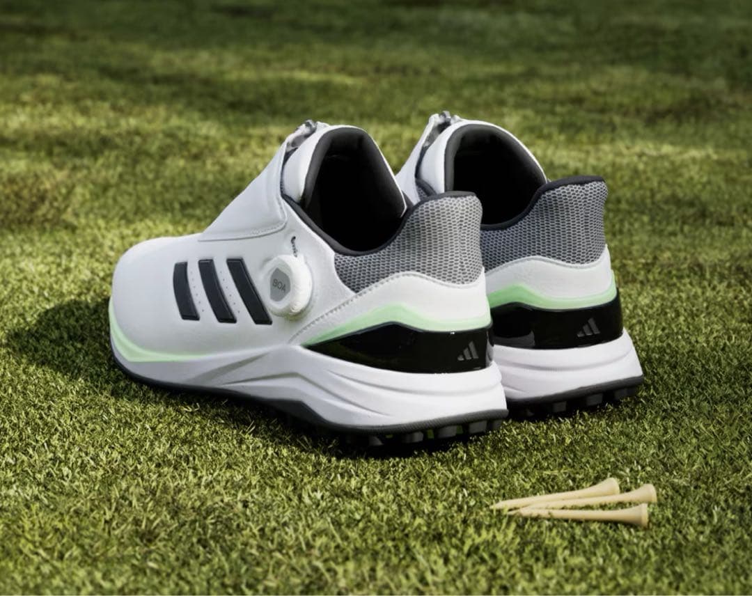 adidas ゴルフシューズ ジッパー付き ホワイト 未使用 IF0283