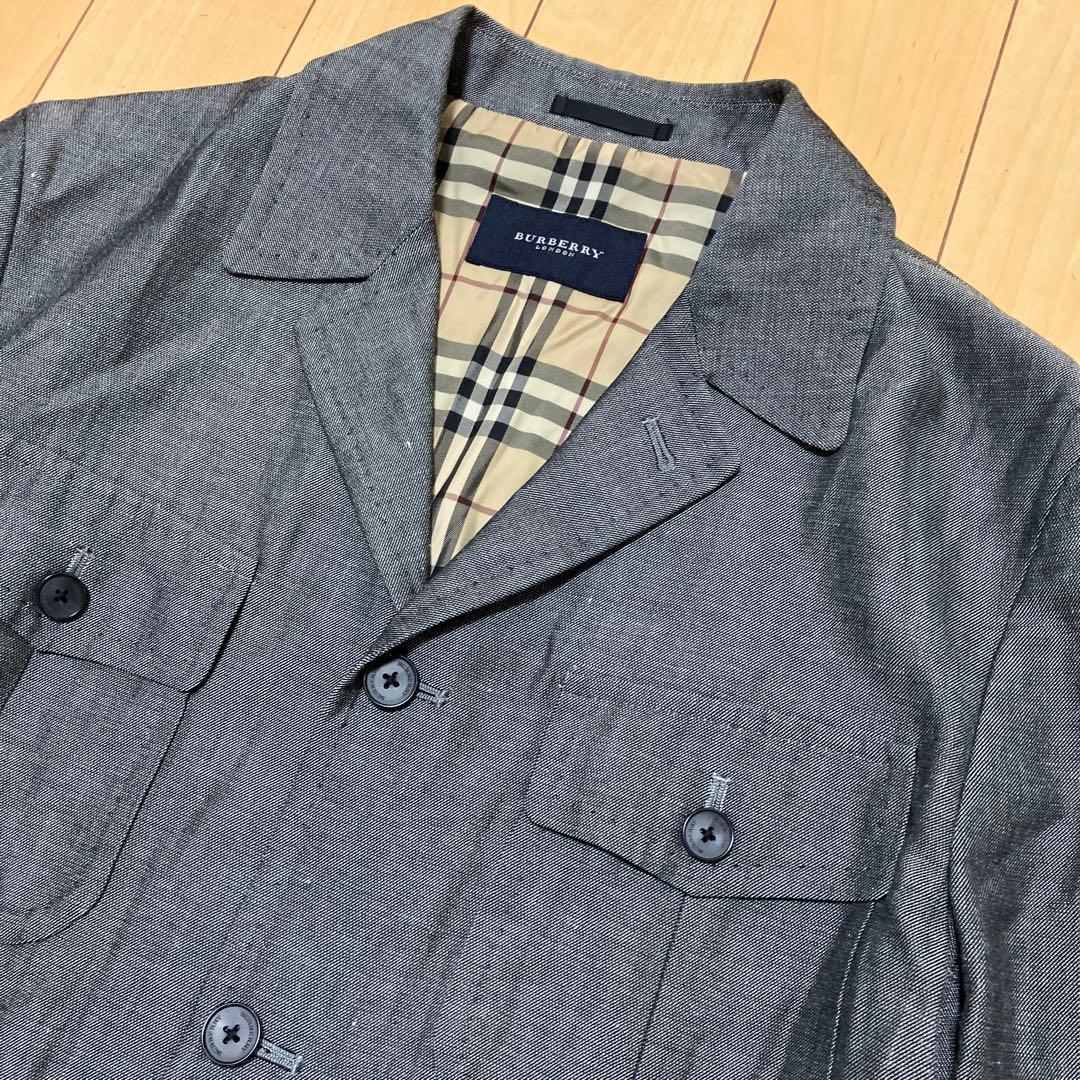 BURBERRY LONDON バーバリーロンドン　ジャケット　グレー　LL