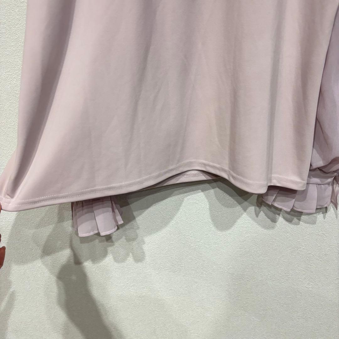 美品✨PINKY & DIANNE ブラウス シフォン シアー ピンク