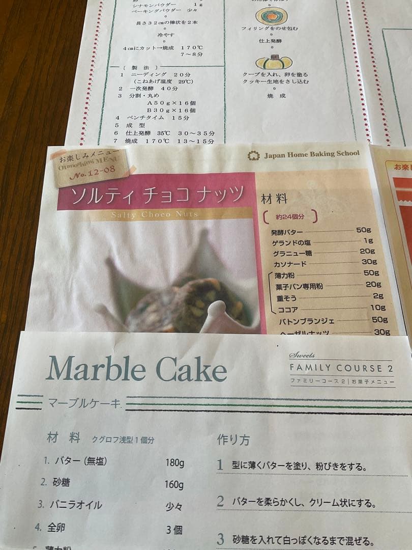 萌*様 オリジナルレシピ集49種&JHBSレシピ6種(全て印刷用紙)