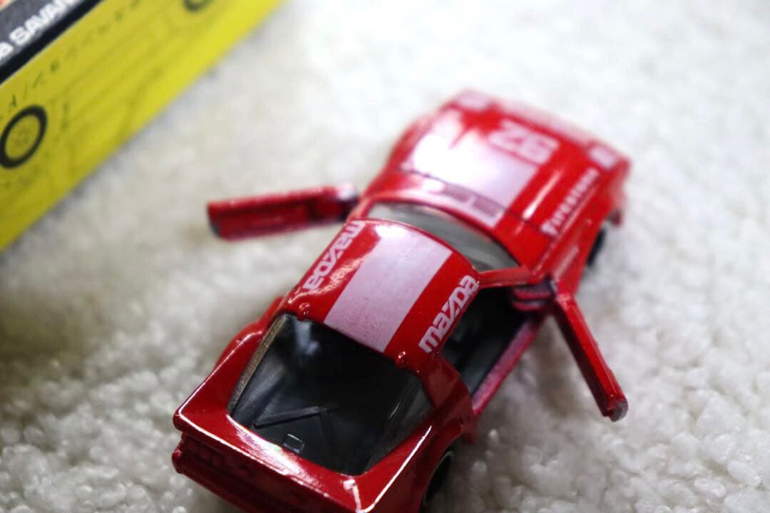 トミカ　日本製　マツダ　サバンナ　RX-7 レーシング　黒箱