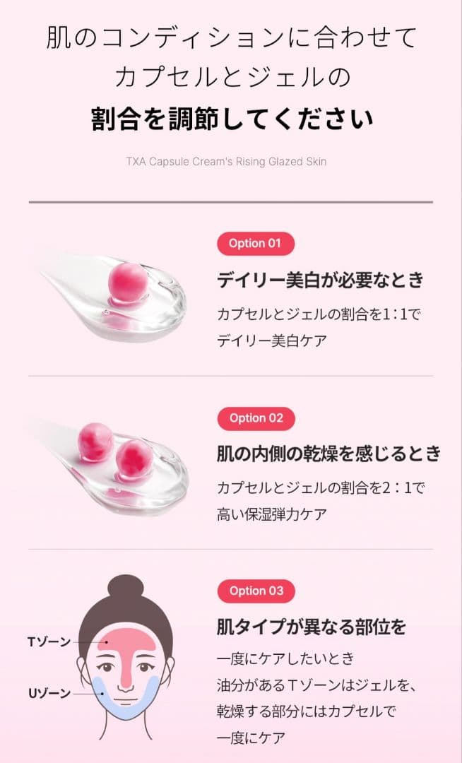 新品❣️メディキューブ TXAナイアシンアミドカプセルクリーム55ｇ×②+美容液