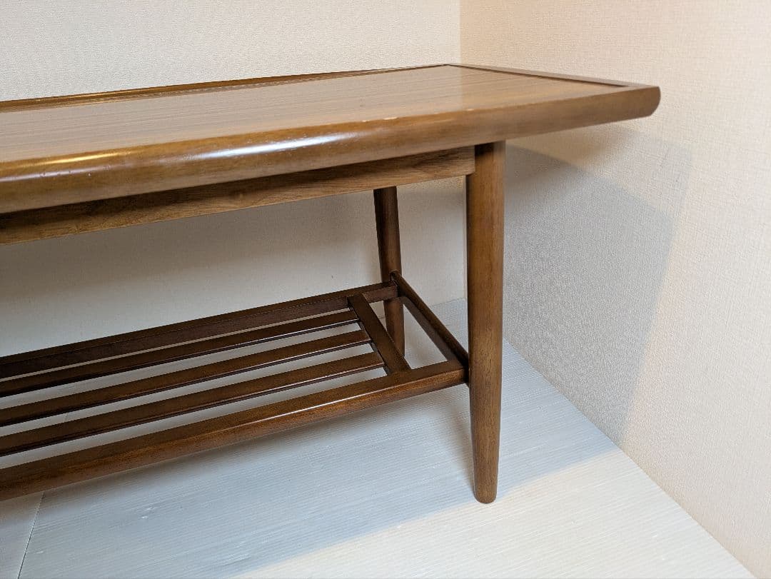カリモク家具 リビング テーブル レトロ 北欧 家具 おしゃれ 木目調