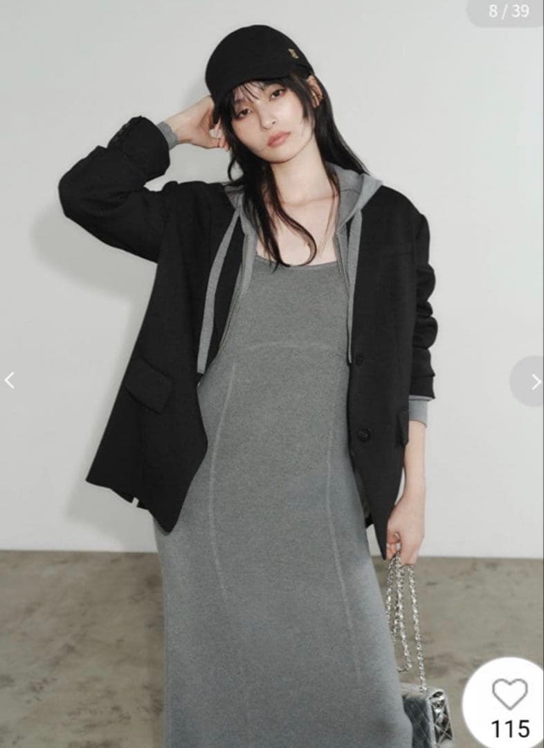 【FRAY I.D】ジップパーカ&キャミワンピースセット