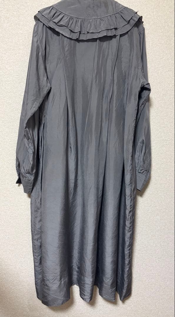 towavase シルクシャツワンピース