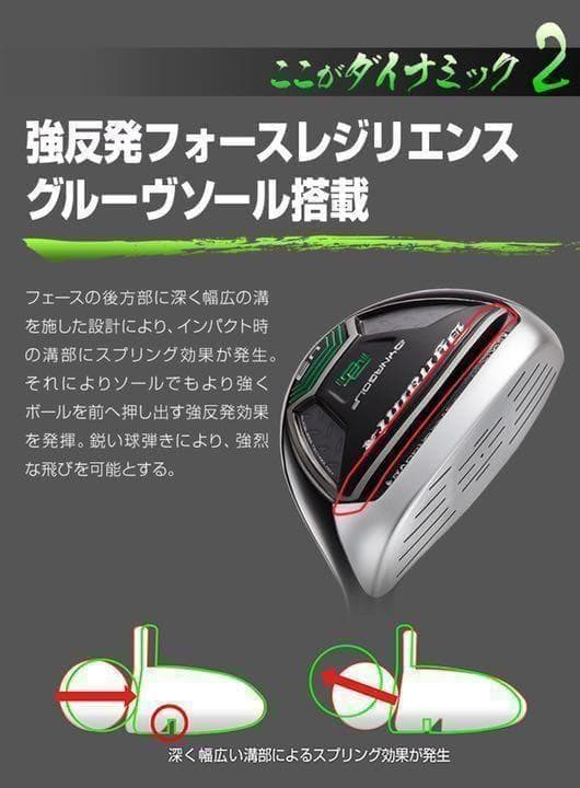 新登場★他にない#1番FWでロング2オン! ダイナミクス FW USTマミヤ仕様