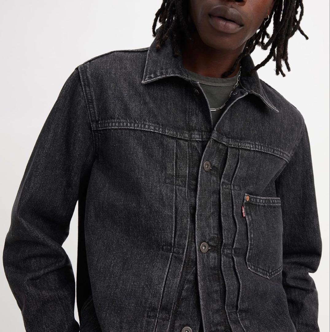 未使用リーバイスTYPE I トラッカージャケット ブラック STONEWASH
