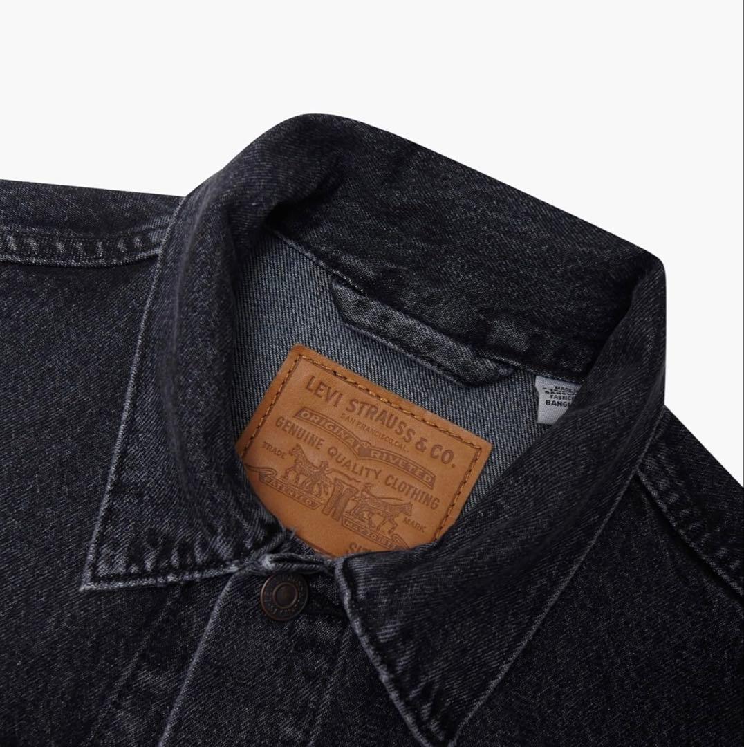 未使用リーバイスTYPE I トラッカージャケット ブラック STONEWASH