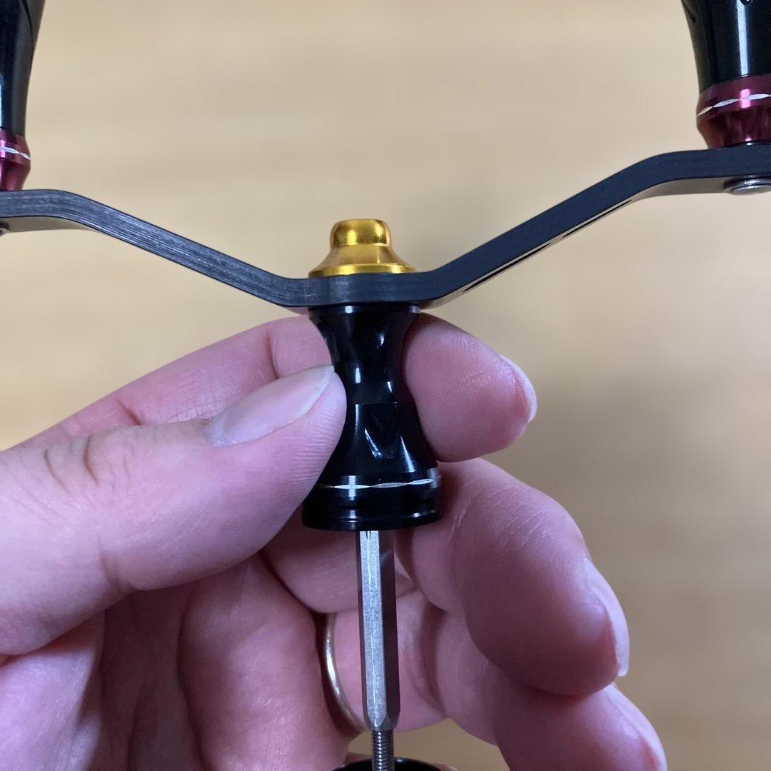 美品　ダイワ　六角軸　ゴメクサス　ダブルハンドル　100mm　スタンド　セット