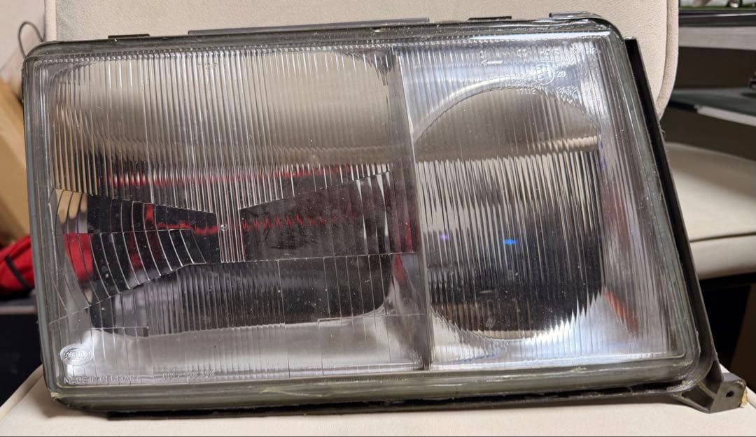 W124 500E 前期ヘッドライトレンズ　左右