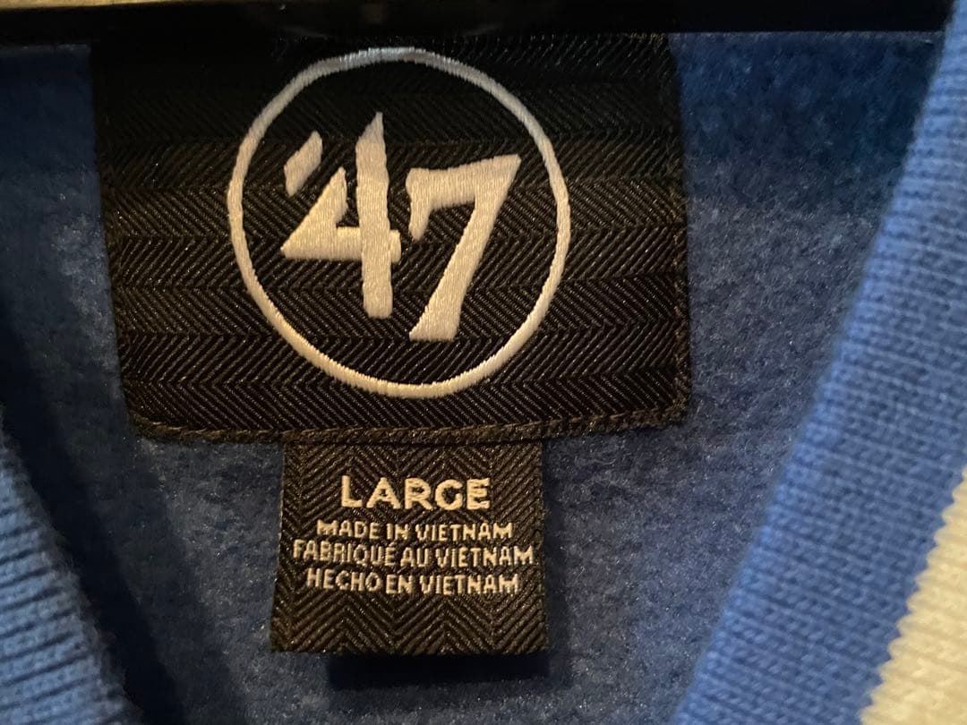 【レア】【国内未販売】47 Dodgers ジップアップジャケット 青