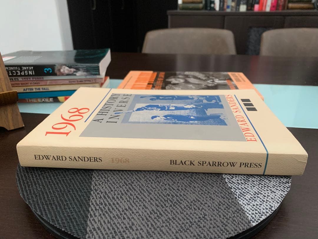 洋書 1968 A History In Verse Edward Sanders