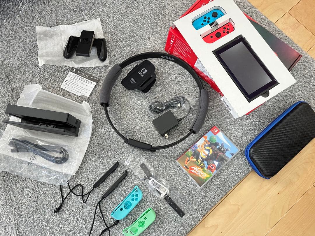 Nintendo Switch 本体 青/赤 リングフィットゲームセット