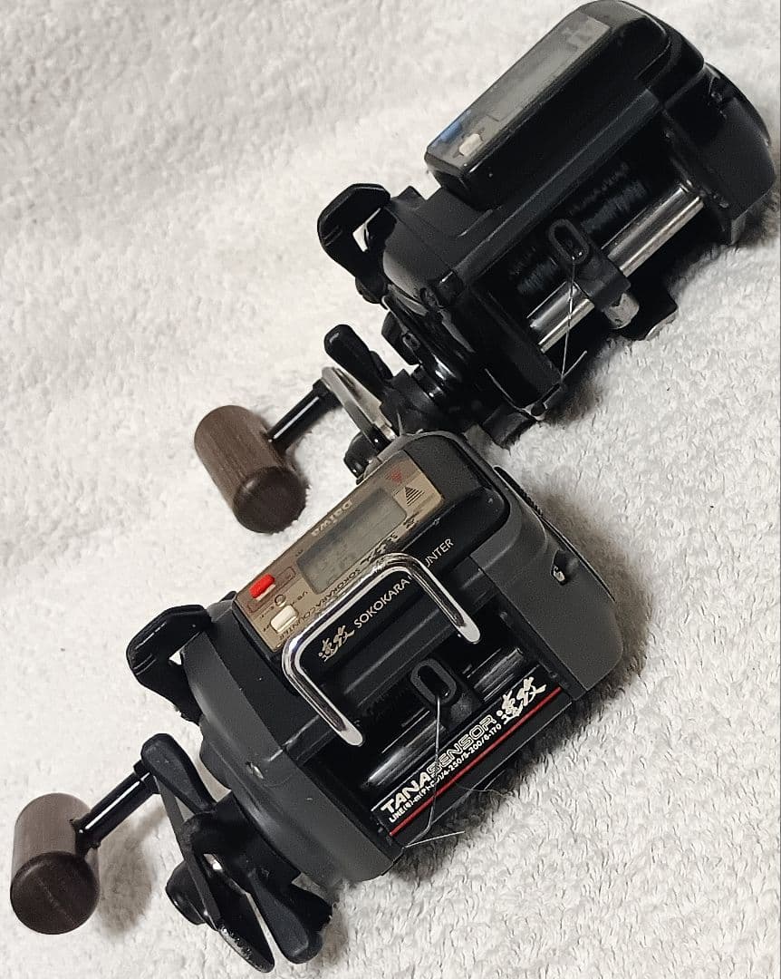 ダイワタナセンサーGS-30&X350デジタル深度カウンター付船釣りリール