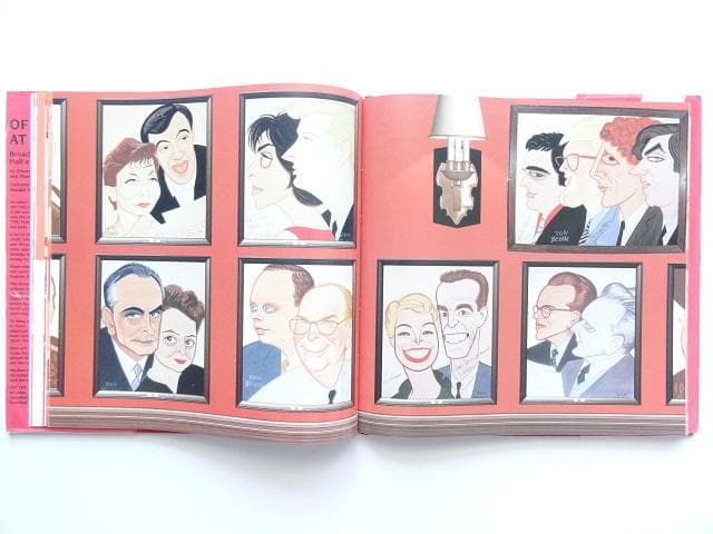 洋書◆サーディーズの似顔絵 画集 作品写真集 本 ニューヨーク レストラン