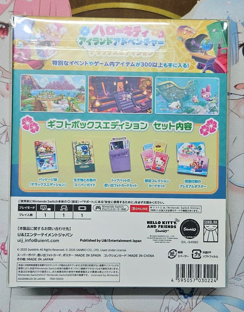 Switch ハローキティアイランドアドベンチャー ギフトボックスED 未開封