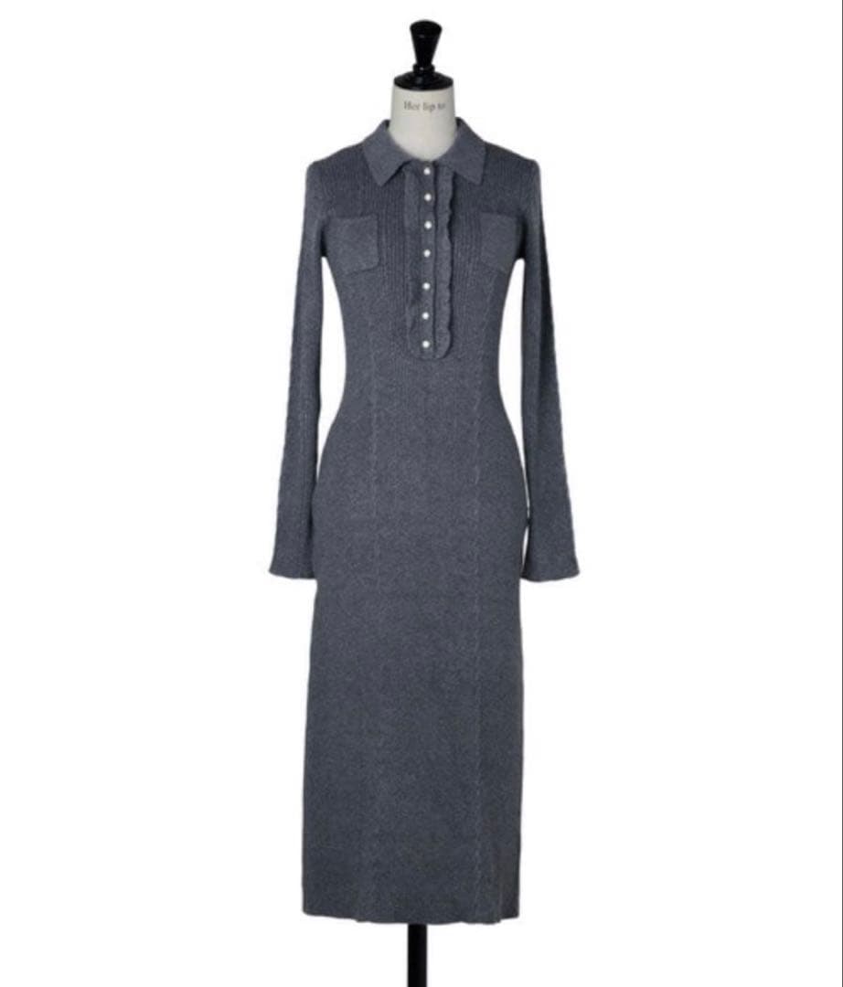 ワンピース herlipto Margot Knit Long Dress