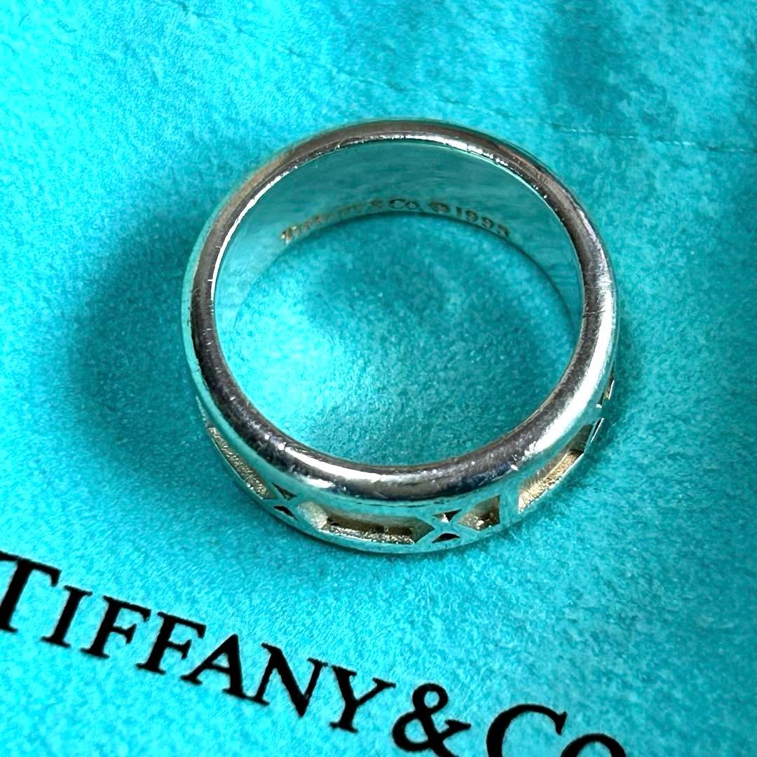 【美品】TIFFANY アトラスリング SV925 10号