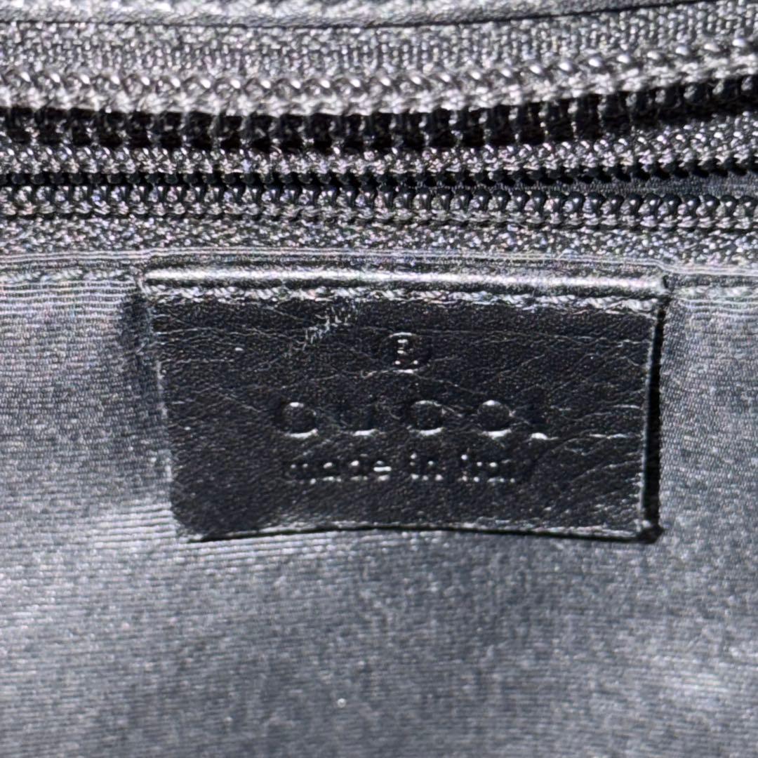 GUCCI グッチ GGキャンバス トートバッグ ブラック A4