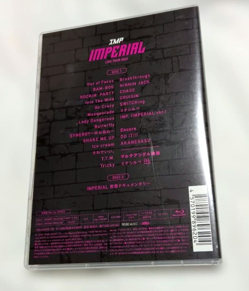IMP.　IMPERIAL LIVE TOUR 2025 通常盤　Blu-ray