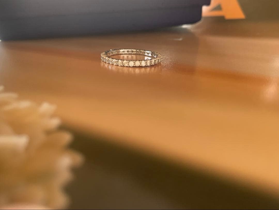 スワロフスキー　Swarovski フルエタニティリング　シルバー