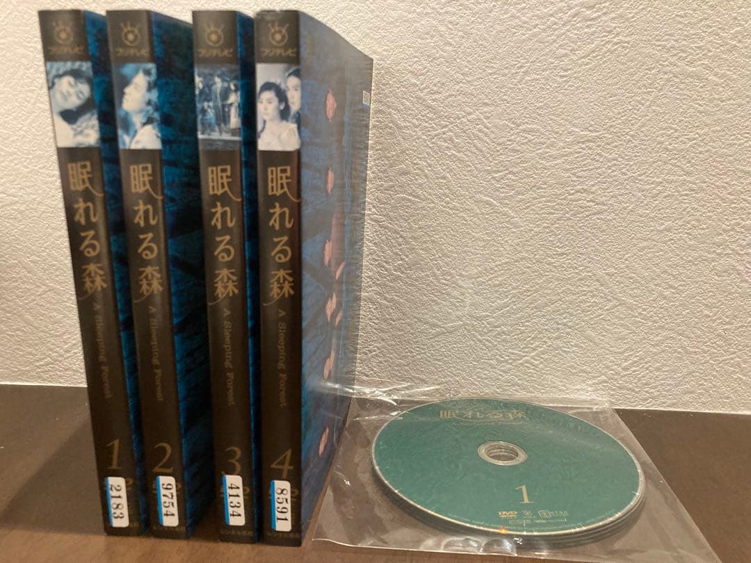 眠れる森　A Sleeping Forest　DVD 全4巻 木村拓哉 中山美穂