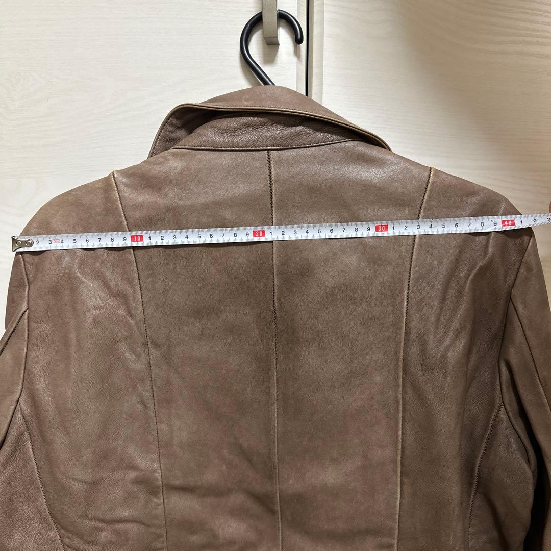 EPoca Uomo レザージャケット ITL 46 ブラウン