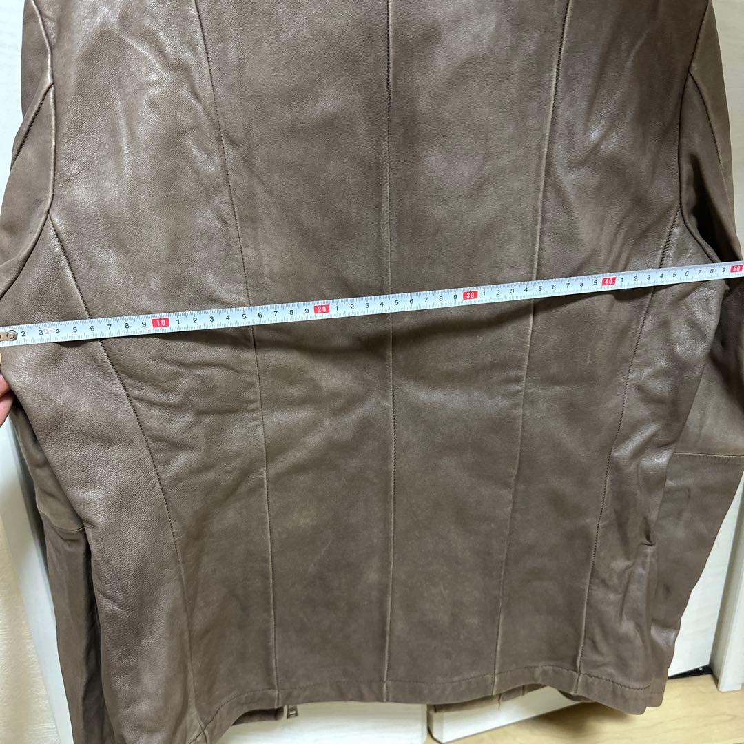 EPoca Uomo レザージャケット ITL 46 ブラウン