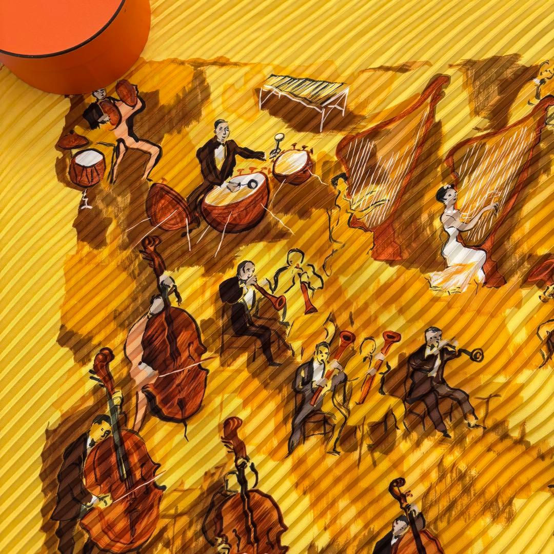 【専用】エルメス カレプリセ シルク スカーフ CONCERTOコンチェルト