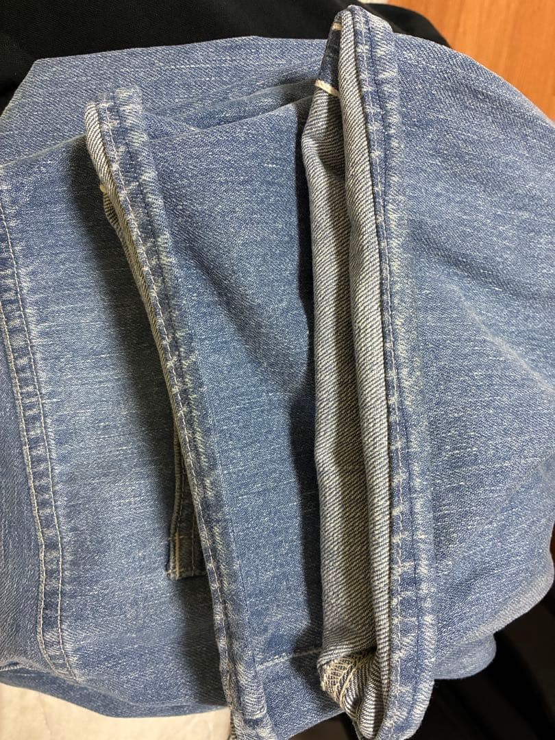 パンツ auralee selvedge faded light denim pants