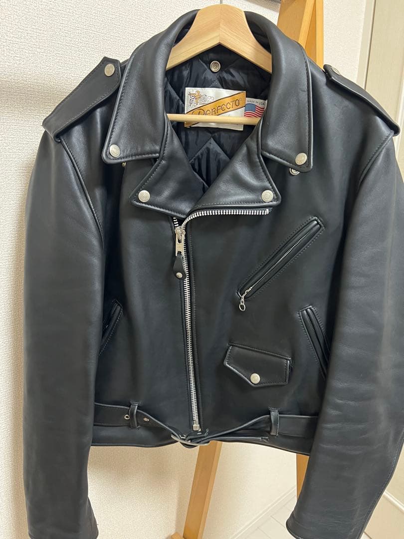 schott ダブルライダース618 サイズ42 ブラック