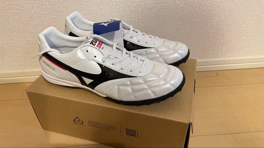 Mizuno Morelia ホワイト ブラック 27.5cm