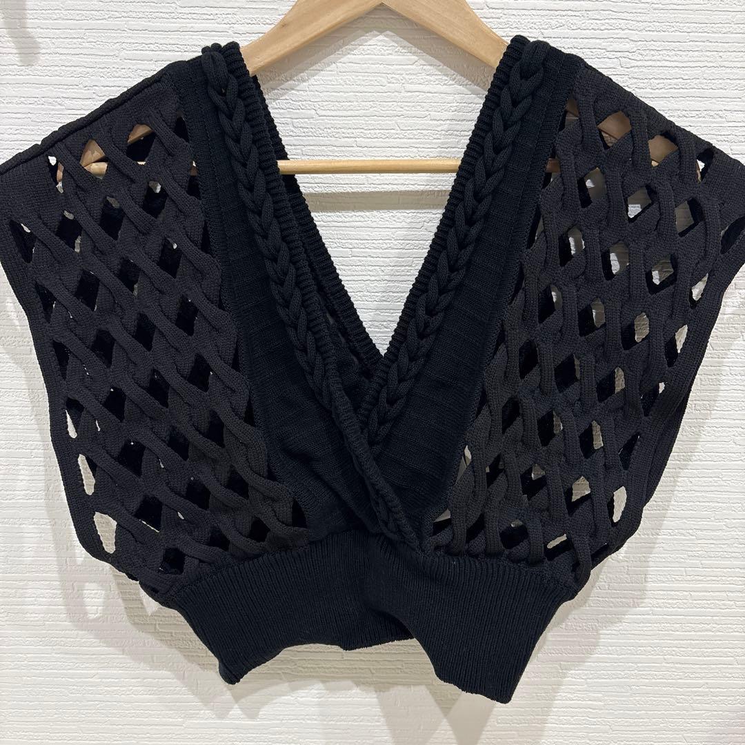 【新品】leinwande Braid Knitted Top ブラック