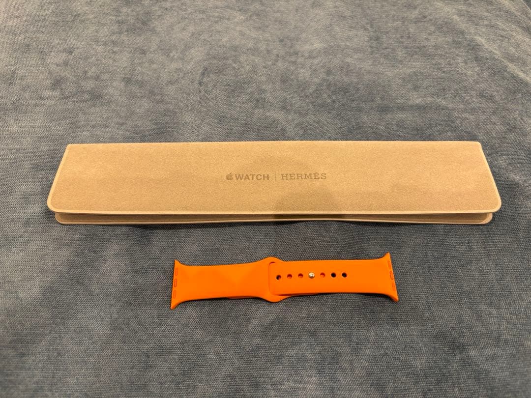 新品使用⭐︎ AppleWatch Hermèsラバーバンドエルメスアップル