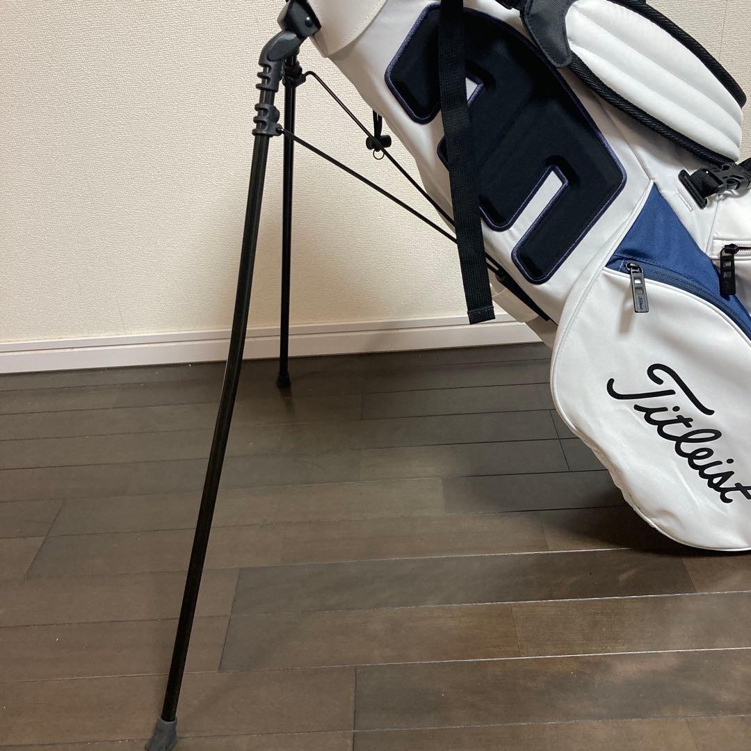 Titleist キャディバッグ ホワイト/ネイビー