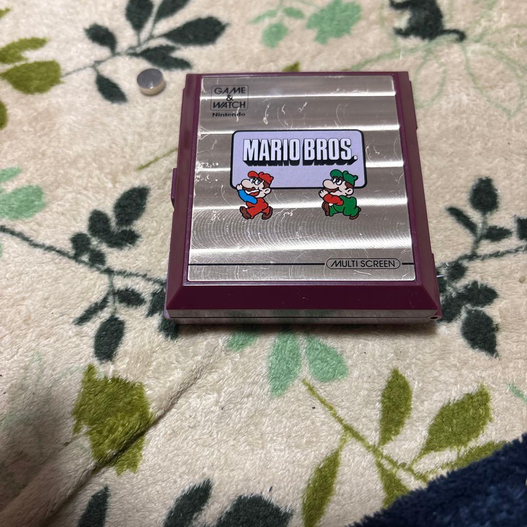 任天堂　ゲームウォッチ　マリオ　本体