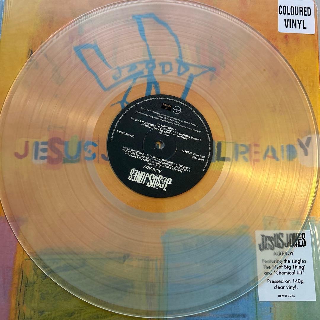 JESUS JONES ALREADY カラー・ヴァイナル