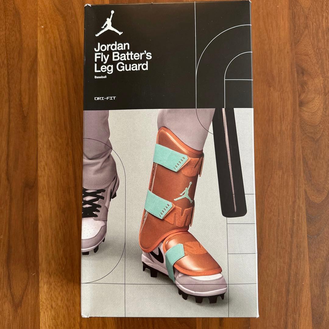 新品★NIKE JORDAN フライ バッターズレッグガード 左打者用