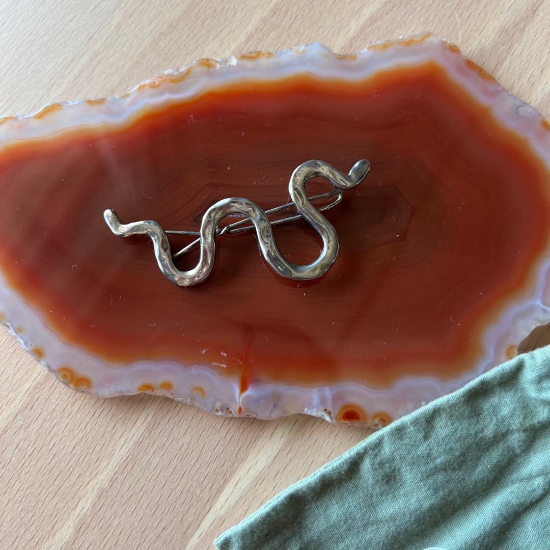 2点セットUnevenness Hair Pierce スネークウェーブヘアピン