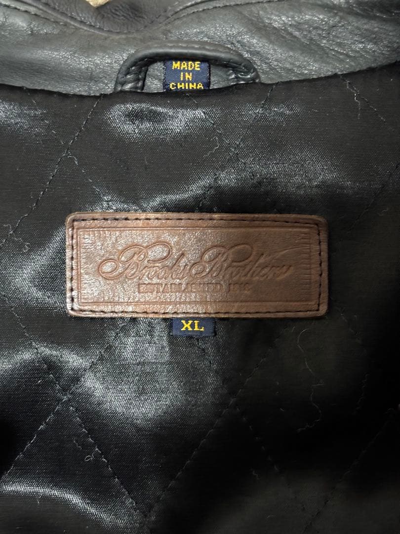 Brooks Brothers カーコート　XL レザーコート