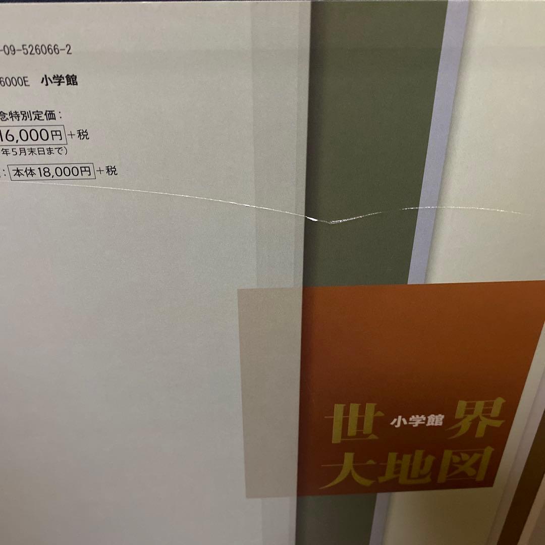 世界大地図 小学館