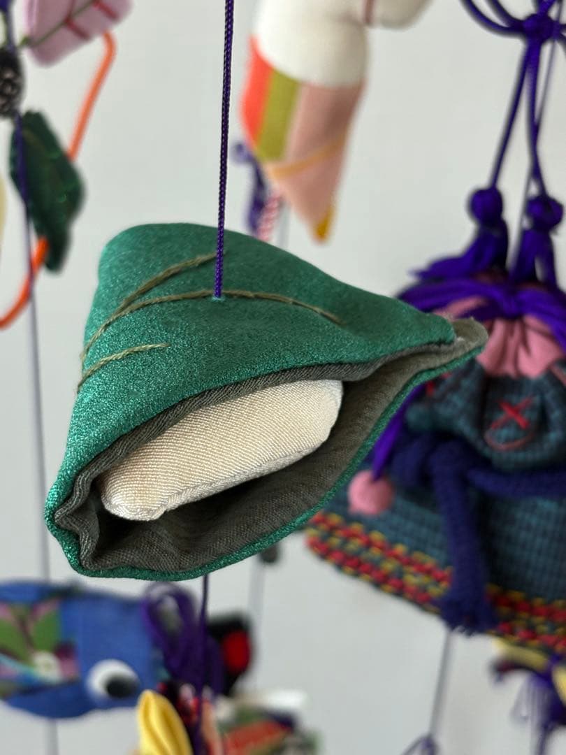 吊るし飾り　端午の節句の輪下げ(大)② 五月人形