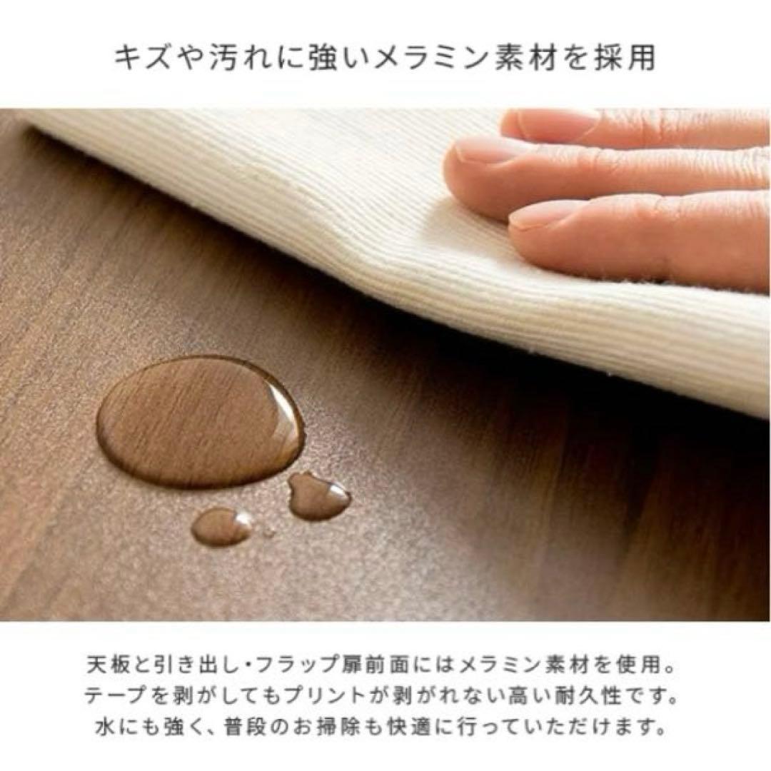 【定価半額以下】収納付き多目的テレビ台(ダークブラウン)