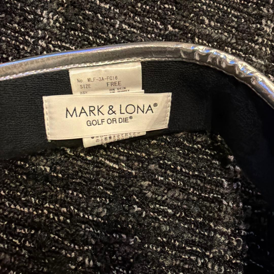 未使用品MARK & LONA スカルプリント バイザー FREE